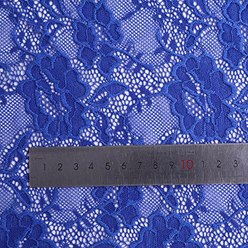 Lace Fabric Beige Nylon Warp Knit for Women's Wear Wholesale Supplier 7
